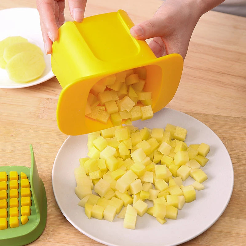 Multifunctional Vegetable Chopper – Onion Dicer & Slicer for Potatoes, Cucumbers, and French Fries
