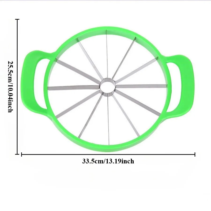 1/2 Pcs Stainless Steel Watermelon Knife – Large Fruit Cutter & Slicer for Watermelon, Hami Melon & Other Fruits