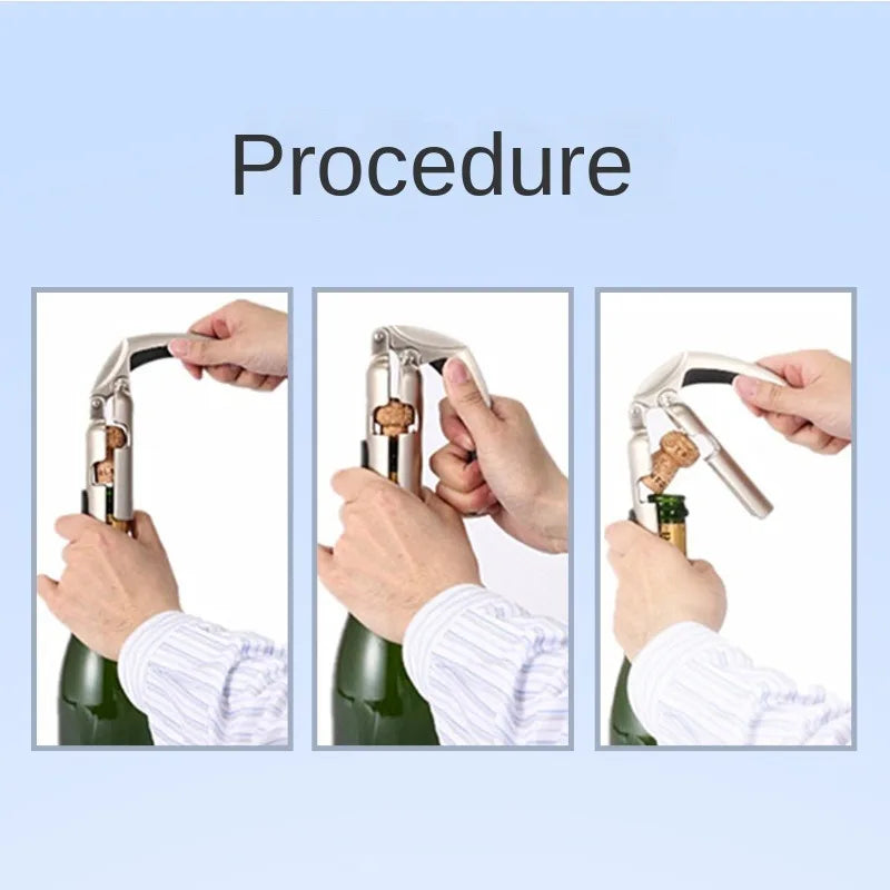 Wine Bottle Opener  Corkscrew Leverage Design Opening Can Cork Puller Remover Champagne Bar Tools