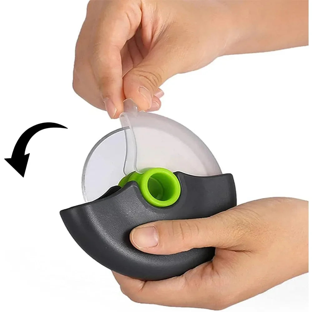 1pc Pizza Cutter Wheel with Protective Blade Cover Premium Stainless Steel Pizza Slicer for Pizza, Bread, Pastry, Waffle