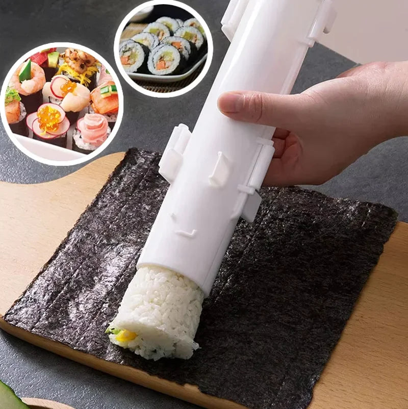 Quick Sushi Maker Roller – DIY Rice Mold for Easy Sushi, Meat & Vegetable Rolls | Bento Kitchen Gadget