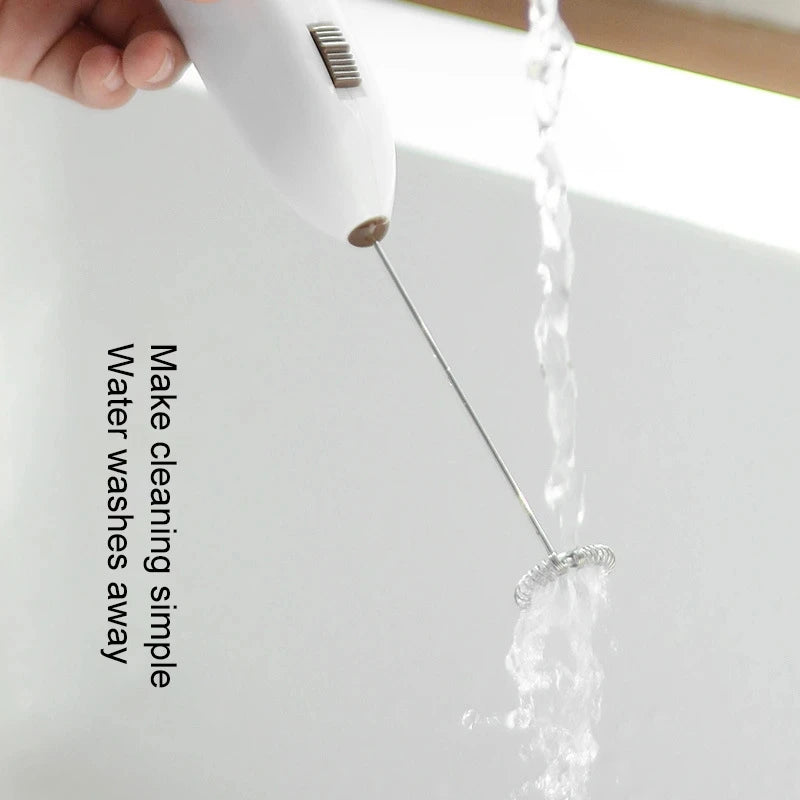 Handheld Milk Frother – Mini Electric Coffee Mixer & Foam Maker for Latte, Cappuccino, and Kitchen Use