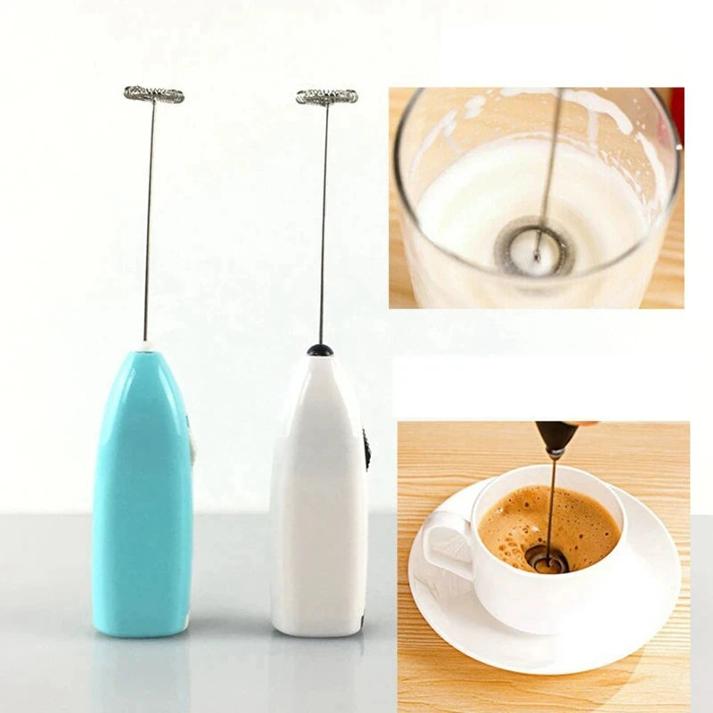 Handheld Milk Frother – Mini Electric Coffee Mixer & Foam Maker for Latte, Cappuccino, and Kitchen Use