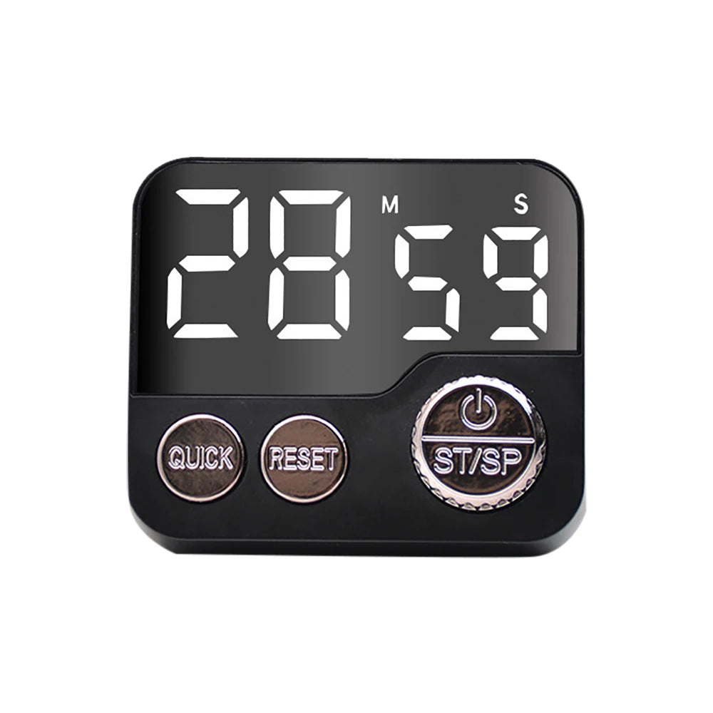 Large Screen Digital Kitchen Timer – LED Countdown & Stopwatch with Sleep Alarm for Cooking and Baking