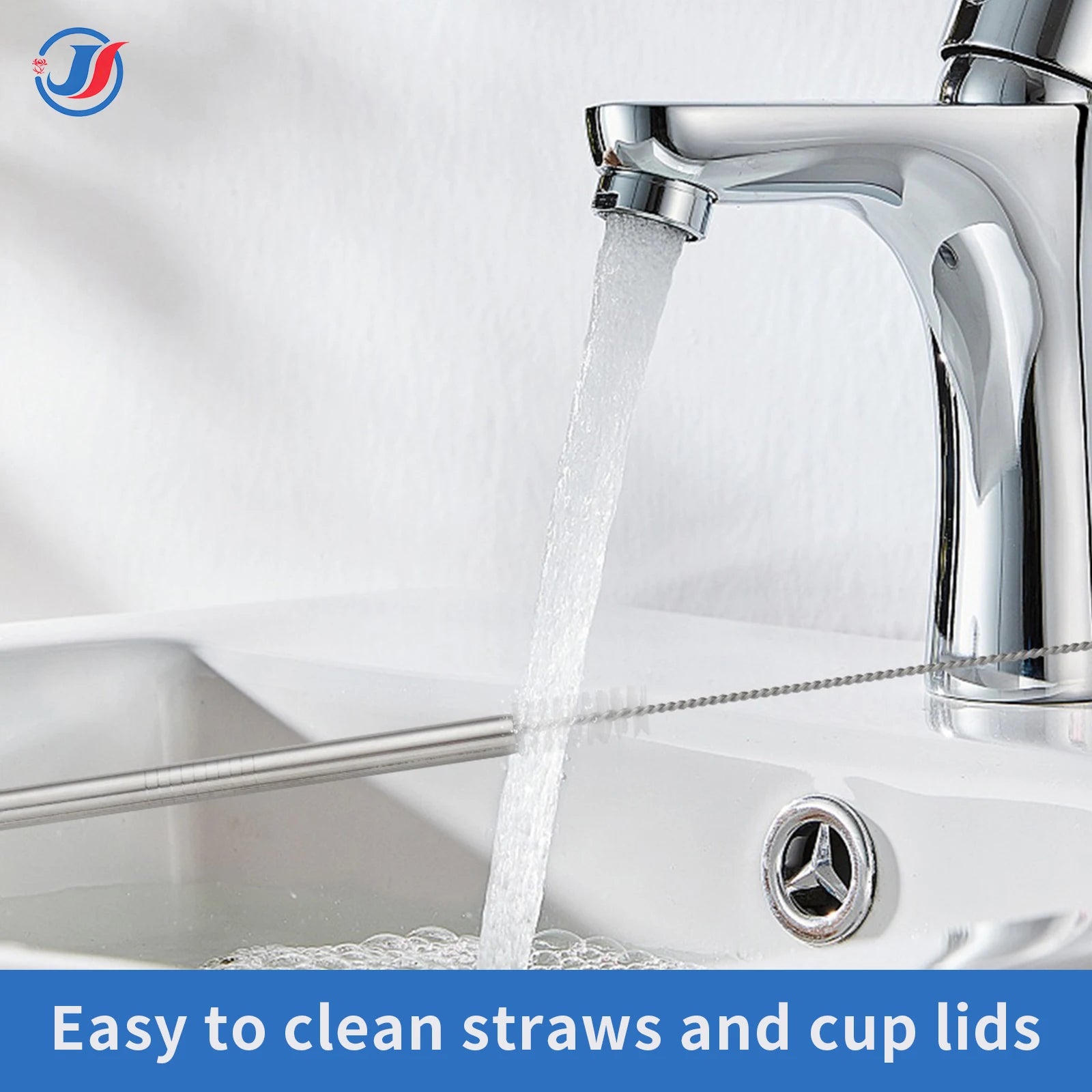 6pcs Water Bottle Straws for Owala 24oz 32oz, Stainless Steel Metal Straws  Reusable Tumbler Straws Bottle Accessories Parts