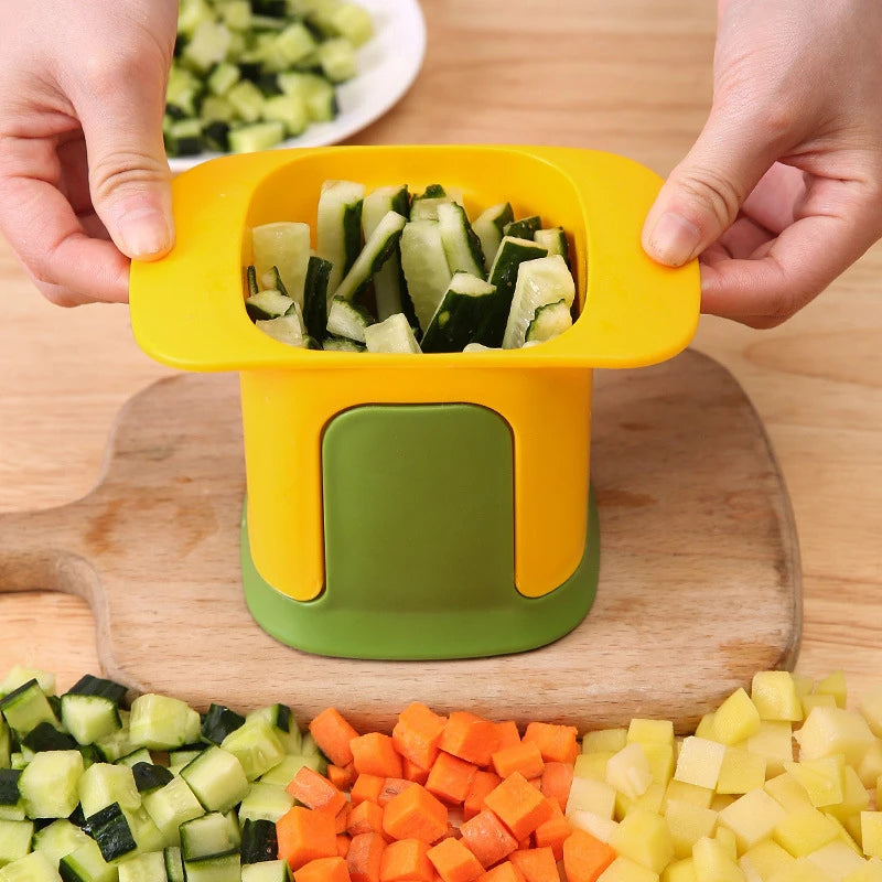 Multifunctional Vegetable Chopper – Onion Dicer & Slicer for Potatoes, Cucumbers, and French Fries