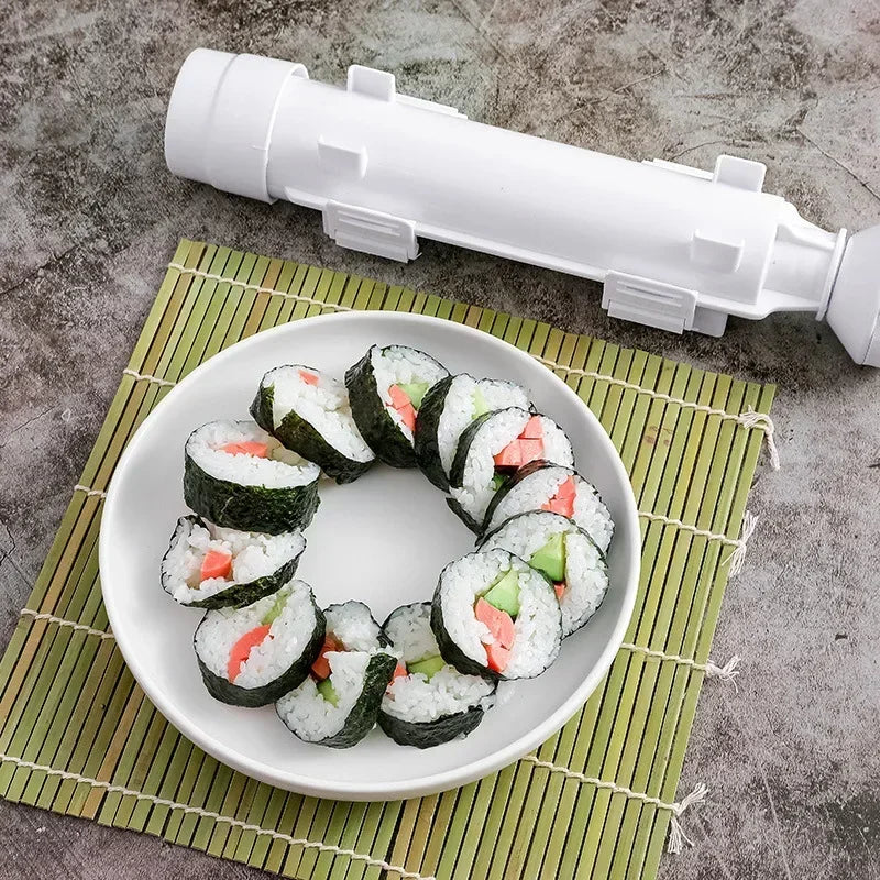 Quick Sushi Maker Roller – DIY Rice Mold for Easy Sushi, Meat & Vegetable Rolls | Bento Kitchen Gadget