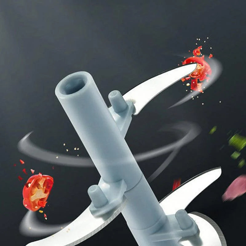 Manual Meat Mincer & Garlic Chopper – Hand Rotate Vegetable Cutter, Garlic Press & Onion Crusher for Easy Cooking