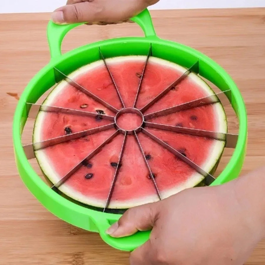 1/2 Pcs Stainless Steel Watermelon Knife – Large Fruit Cutter & Slicer for Watermelon, Hami Melon & Other Fruits